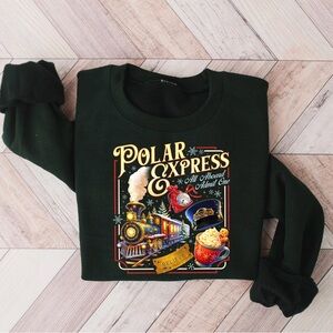 Polar Express Black Hooded Sweatshirt